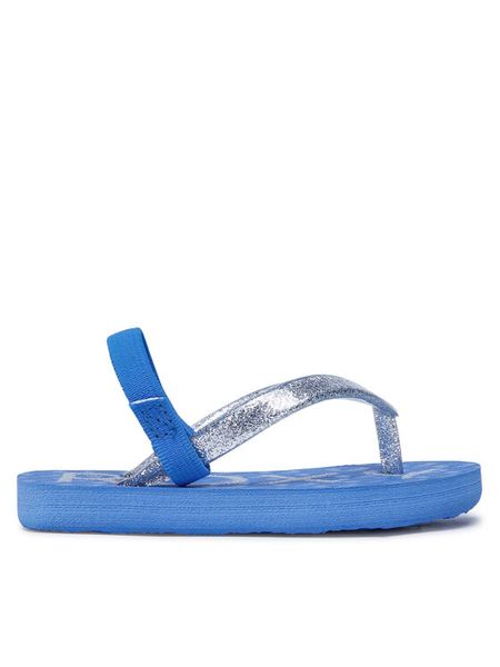 Roxy Sandały AROL100014 Srebrny. Szare sandały dziewczęce Roxy, z syntetyku, bez obcasa, bez zapięcia. Za 69.99 zł.