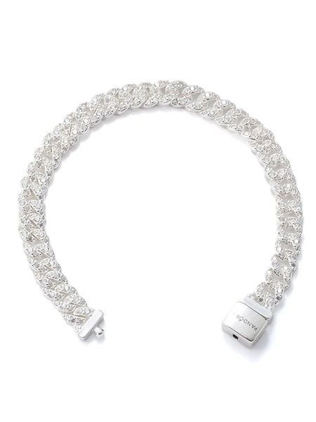 Pandora Srebrna bransoletka z cyrkonią rozmiar: 16 cm. Szare bransoletki damskie Pandora, srebrne. Za 743.23 zł.