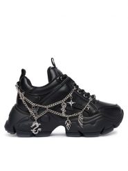 Buffalo Sneakersy Binary Athena 1636514 Czarny. Czarne obuwie sportowe damskie Buffalo, ze skóry, bez zapięcia. Za 559.99 zł.