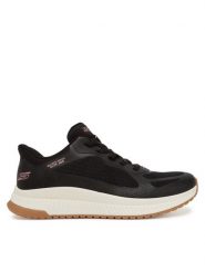 Skechers Sneakersy Bobs Squad 4-Staple Look 117624/BLK Czarny. Czarne obuwie sportowe damskie Skechers, z materiału, bez zapięcia. Za 209.99 zł.