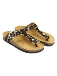 Mandel Japonki "Blanca" w kolorze beżowo-brązowym rozmiar: 40. Brązowe klapki damskie Mandel, bez wzorów, bez obcasa, bez zapięcia. Za 152.99 zł.