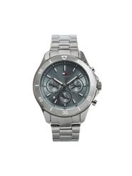 Tommy Hilfiger Zegarek Aspen 1782638 Srebrny. Szare, analogowe zegarki damskie Tommy Hilfiger, srebrne. Za 569.99 zł.