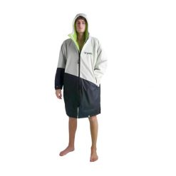 Długi rękaw płaszcz Dryrobe Advance. Szare płaszcze damskie DRYROBE, l, bez wzorów, z materiału, bez kaptura. Za 826.50 zł.