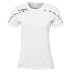 Koszulka Uhlsport Femme Stream 22. Białe bluzki damskie Uhlsport, xs, bez wzorów, sportowe, bez kołnierzyka, bez ramiączek. Za 128.00 zł.