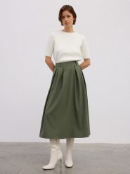 BGN Spódnica w kolorze khaki rozmiar: 40. Brązowe spódnice damskie BGN, na co dzień, bez wzorów, maxi. Za 100.99 zł.