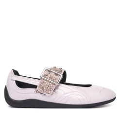 Baleriny Puma. Czerwone balerinki damskie Puma, bez wzorów. Za 479.99 zł.