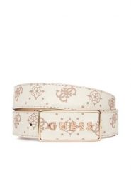 Guess Pasek Damski BW9307 P5430 Beżowy. Brązowe paski damskie Guess, z aplikacjami, ze skóry. Za 189.99 zł.