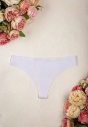 Białe Bezszwowe Majtki Stringi Mante. Białe stringi Born2be, bez wzorów. Za 4.99 zł.