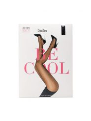 DeeZee Rajstopy Damskie 9WB-004-AW22 Czarny. Czarne rajstopy DeeZee, bez wzorów, z materiału. Za 34.99 zł.