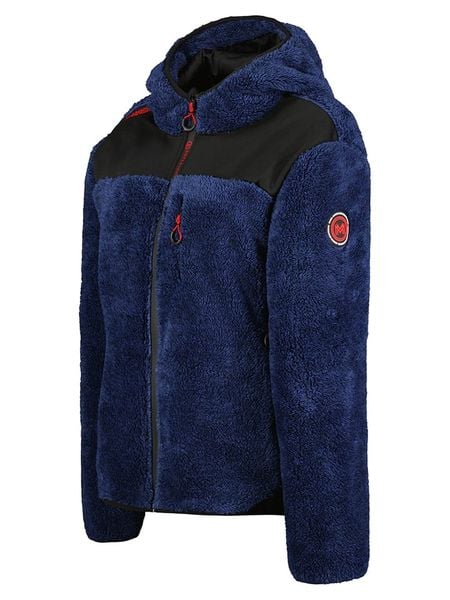 Maison Montaigne Kurtka polarowa "Telomai" w kolorze granatowym rozmiar: L. Niebieskie kurtki damskie Maison Montaigne, l, z aplikacjami, z polaru, bez kaptura. Za 136.13 zł.