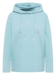 ELBSAND Bluza "Daris" w kolorze błękitnym rozmiar: XL. Niebieskie bluzy damskie ELBSAND, xl, bez wzorów, z kapturem. Za 179.22 zł.