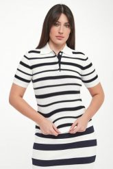 Sweter damski z kołnierzem polo Carioca MM. Swetry klasyczne damskie MM, l, bez kołnierzyka. Za 869.00 zł.