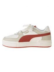 Puma Skórzane sneakersy "Ca Pro Classi" w kolorze beżowo-czerwonym rozmiar: 42. Brązowe obuwie sportowe damskie Puma, z materiału, bez zapięcia. Za 166.49 zł.