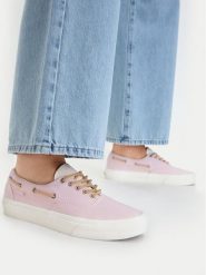 Vans Tenisówki Authentic Boat Shoe VN000Z6WPNK1 Różowy jasny. Czerwone trampki damskie Vans, bez wzorów, z materiału, bez zapięcia. Za 369.99 zł.
