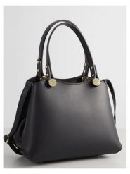 Christian Laurier Skórzana torebka "Kiara" w kolorze czarnym - 28 x 26 x 14 cm rozmiar: onesize. Czarne torebki klasyczne damskie Christian Laurier, z materiału, na ramię, bez dodatków. Za 327.10 zł.