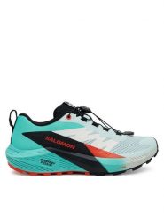 Salomon Buty do biegania Sense Ride 5 L47698300 Zielony. Zielone obuwie sportowe damskie Salomon, z materiału, bez zapięcia, do biegania. Za 379.99 zł.