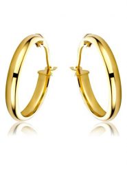 Revoni Złote kolczyki-kreole rozmiar: onesize. Żółte kolczyki damskie Revoni, złote. Za 717.99 zł.