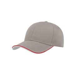 Czapka Z Daszkiem Zoom Piping Sandwich Sports 6 Panel Contrast. Szare czapki z daszkiem damskie ATLANTIS, bez wzorów. Za 41.99 zł.