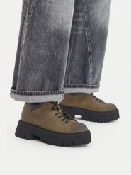 G-Star Raw Trapery CEO-WI34-MANYA-06 Khaki. Brązowe trapery damskie G-Star Raw, z nubiku, bez zapięcia. Za 399.99 zł.