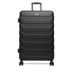 Walizka duża GINO ROSSI. Czarne walizki Gino Rossi, bez wzorów, duże. Za 299.99 zł.