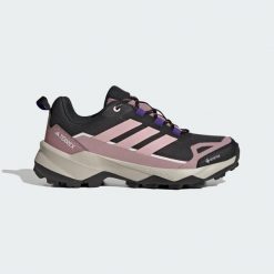 Buty trekkingowe Terrex Skychaser AX5 GORE-TEX Hiking. Czarne obuwie trekkingowe damskie Adidas, z gore-texu, bez zapięcia. Za 529.00 zł.