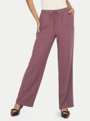 ONLY Spodnie materiałowe Siesta 15322263 Różowy Regular Fit. Czerwone spodnie materiałowe damskie Only, bez wzorów, z materiału. Za 189.99 zł.