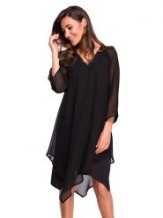 Stylove Sukienka w kolorze czarnym rozmiar: XXL. Czarne sukienki damskie Stylove, bez wzorów, bez ramiączek. Za 214.45 zł.