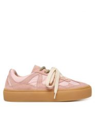 Inuikii Sneakersy Lynn Suede 1001.001.0461 Różowy. Czerwone obuwie sportowe damskie Inuikii, ze skóry, bez zapięcia. Za 929.99 zł.