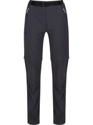 Regatta Spodnie funkcyjne Zipp-Off "Xert III" w kolorze antracytowym rozmiar: 44. Czarne spodnie dresowe damskie Regatta, bez wzorów, z materiału. Za 231.45 zł.