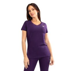 Koszulka damska Venum Essential Women'S T-Shirt. Fioletowe t-shirty damskie VENUM, m, bez wzorów, bez kołnierzyka. Za 129.99 zł.