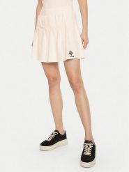Guess Spódnica mini V5RD00 KCOK1 Biały Regular Fit. Białe spódnice damskie Guess, s, z aplikacjami, z bawełny, mini. Za 159.99 zł.