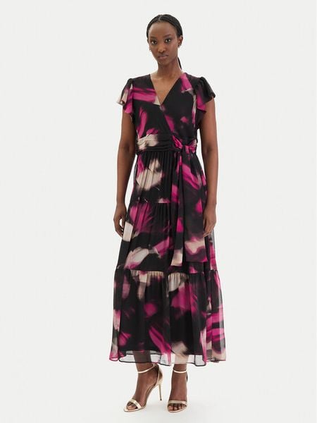 DKNY Sukienka koktajlowa DD5G1562 Czarny Regular Fit. Czarne sukienki damskie DKNY, bez wzorów, z syntetyku, wizytowe, bez ramiączek. Za 699.99 zł.