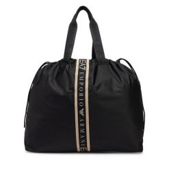 Torebka EA7 Emporio Armani. Czarne torebki klasyczne damskie EA7 Emporio Armani, bez dodatków. Za 479.99 zł.