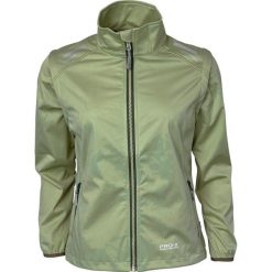 Damska wodoodporna kurtka softshell Pro-X Elements Hellen. Zielone kurtki damskie PRO-X ELEMENTS, bez wzorów, z materiału, bez kaptura. Za 444.50 zł.