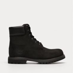 TIMBERLAND Premium 6 Inch Boot W Trapery damskie. Czarne trapery damskie Timberland, na zimę, z materiału, bez zapięcia. W wyprzedaży za 879.99 zł.