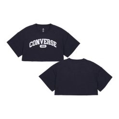 Top damski Converse Sporty Cropped. Czarne koszulki sportowe damskie Converse, m, bez wzorów, bez ramiączek. Za 149.99 zł.
