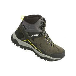 Buty Outdoor Ande Hiker High Wp Dorośli. Brązowe obuwie trekkingowe damskie Ande, z zamszu, bez zapięcia. Za 395.99 zł.