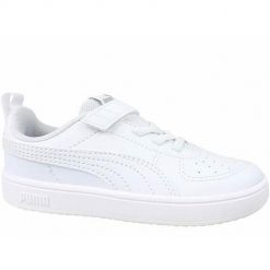 Buty do chodzenia niemowlęce Puma Rickie AC. Białe kozaki dziewczęce Puma, bez wzorów, z materiału, bez obcasa, bez zapięcia. Za 185.00 zł.