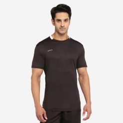 Koszulka do piłki nożnej Kipsta Essentiel Club. Białe koszulki damskie KIPSTA, l, bez wzorów, z materiału, bez kołnierzyka, bez ramiączek. W wyprzedaży za 19.99 zł.