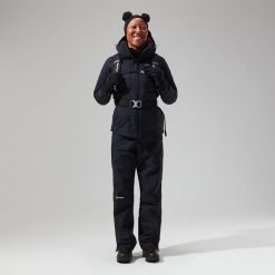 Kurtka z membraną damska Berghaus Hillwalker InterActive Shell. Czarne kurtki damskie Berghaus, m, bez wzorów, z gore-texu, z kapturem. Za 448.00 zł.