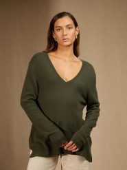 Perfect Cashmere Kaszmirowy sweter "Lova" w kolorze khaki rozmiar: S. Brązowe swetry klasyczne damskie Perfect Cashmere, s, z kaszmiru, bez kołnierzyka. Za 347.99 zł.