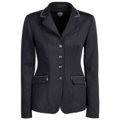 Damska kurtka konkursowa Harry's Horse Pirouette. Niebieskie kurtki damskie HARRYS HORSE, s, bez wzorów, bez kaptura. Za 435.35 zł.