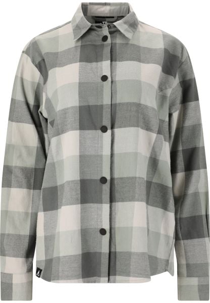 Koszula damska Whistler Riglet. Fioletowe koszule damskie WHISTLER, bez wzorów, z bawełny, klasyczne, bez kołnierzyka, bez ramiączek. Za 167.50 zł.