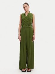Weekend Max Mara Kombinezon Genzana 2515641012 Zielony Relaxed Fit. Zielone sukienki damskie Weekend Max Mara, bez wzorów, z wiskozy, bez ramiączek. Za 1,369.00 zł.