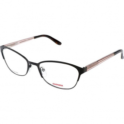 Oprawki "CA6649" w kolorze czarno-beżowym. Brązowe okulary przeciwsłoneczne damskie Carrera, Ferragamo. W wyprzedaży za 119.95 zł.