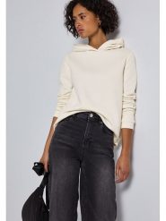 Cecil Bluza w kolorze kremowym rozmiar: 38. Brązowe bluzy damskie Cecil, bez wzorów, z kapturem. Za 100.28 zł.
