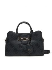 Guess Torebka Janie HWOS99 24060 Szary. Szare kuferki damskie Guess, z aplikacjami, ze skóry, bez dodatków. Za 749.99 zł.