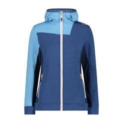 Bluza damska z kapturem CMP. Niebieskie bluzy damskie CMP, bez wzorów, z kapturem. Za 290.50 zł.
