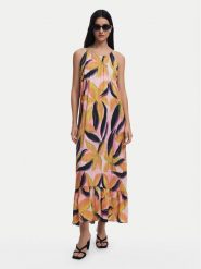 Desigual Sukienka letnia Limoges 25SWVW12 Kolorowy Regular Fit. Sukienki damskie Desigual, bez wzorów, z syntetyku, bez ramiączek. Za 399.99 zł.