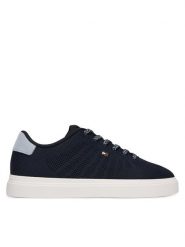 Tommy Hilfiger Sneakersy Knit Cupsole FW0FW09289 Granatowy. Niebieskie obuwie sportowe damskie Tommy Hilfiger, z materiału, bez zapięcia. Za 409.99 zł.